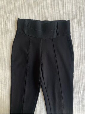 Zara Black High-Waist Ponte Leggings